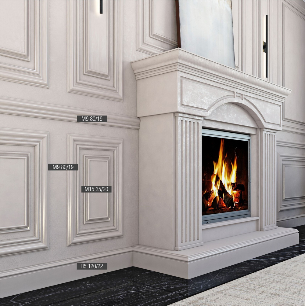 bello deco Молдинг XPS М 9 (80x19) 00-00004629