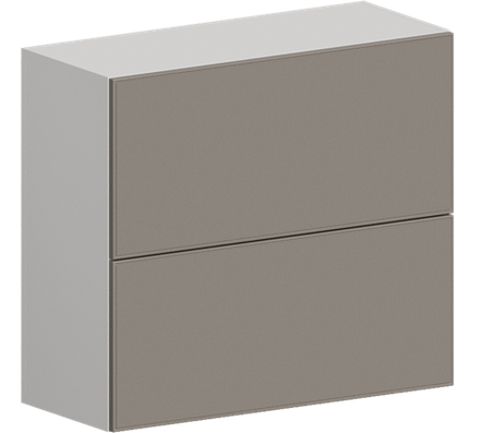 Кухня Модуль ШВГ 801Г Белый / Грей Софт