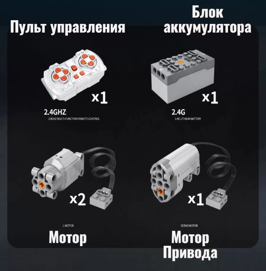 Конструктор Формула 1 на р/у 1952 детали