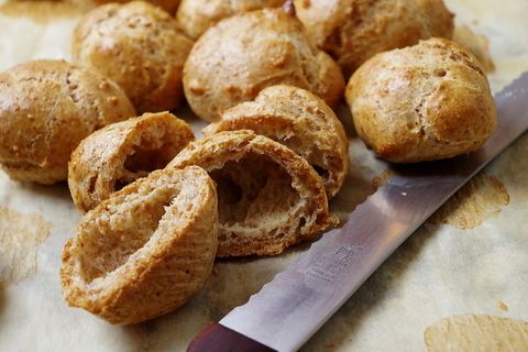 Цельнозерновые профитроли без сливочного масла