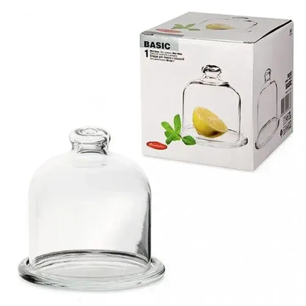 Блюдо для лимона с крышкой BASIC h=100 мм