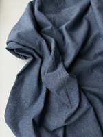 Вареный хлопок 250см. Синий