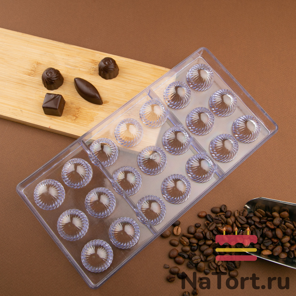 Форма поликарбонатная «Купол» 21 ячейка