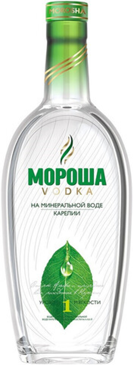Водка Мороша на минеральной воде Карелии УМ №1