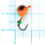 Мормышка вольфрамовая "Конус" большой с глазком (1.4гр)