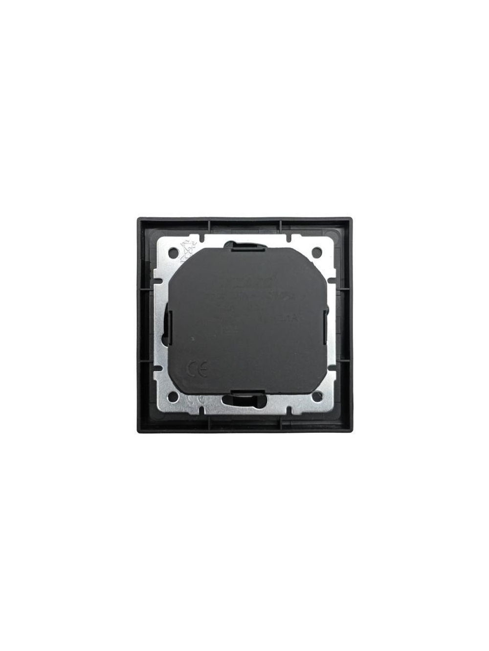 Розетка 1-мест. с/з+USB разъем СП ZIMA IP20 черн. бархат LEZARD 704-4288-181