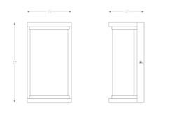 Уличный настенный светильник Arte Lamp