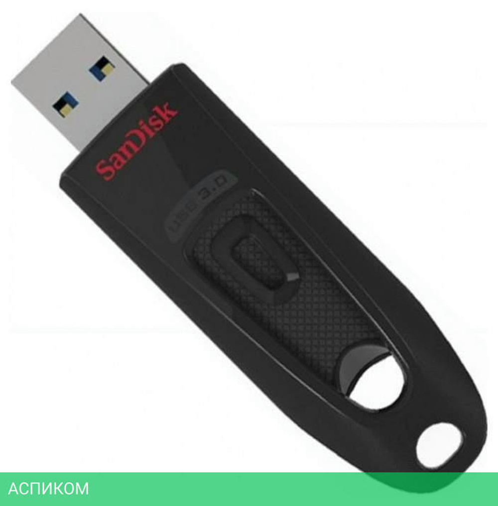 USB Flash-накопитель SanDisk Ultra USB 3.0 64GB Black (SDCZ48-064G-U46)