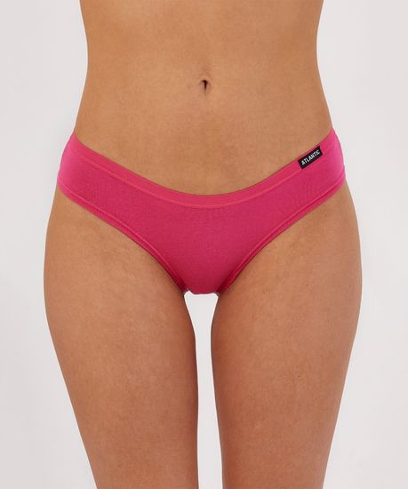 Женские трусы бикини (3шт)  3LP-194, розовый + светло-фиолетовый + графитовый