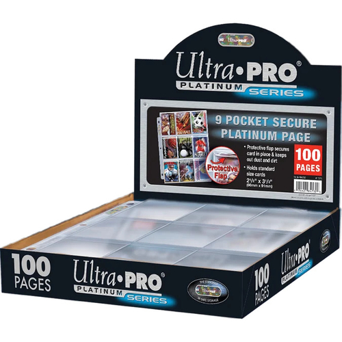 Ultra pro - упаковка листов для папки на кольцах Secure Platinum 9-Pocket Pages