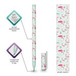 Ручка шариковая BRAUBERG SOFT TOUCH STICK "FLAMINGO", СИНЯЯ, мягкое покрытие, узел 0,7 мм, 143705