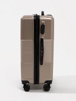 Чемодан маленький 24" кодовый замок, цвет золотой