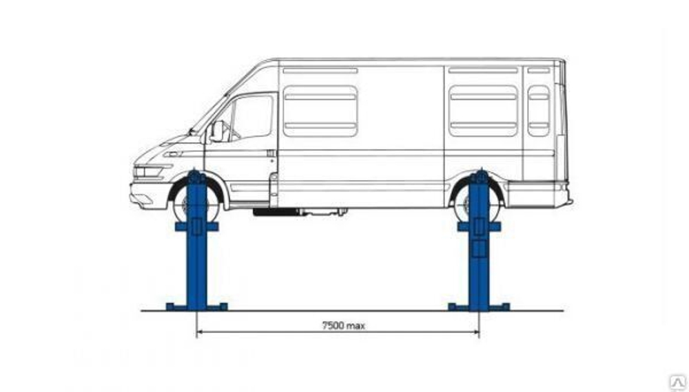 Четырехстоечный подъемник ДАРЗ П14-14