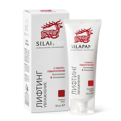 Silapant Дневной крем для лица с пантогематогеном, 50 мл, Две линии