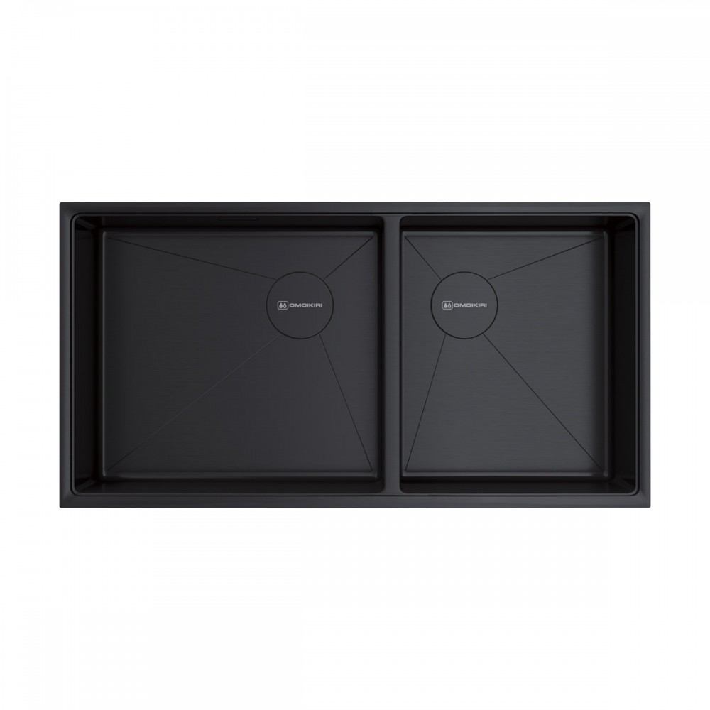 Кухонная мойка Omoikiri Taki 85-2-LB-U/IF-GB Side