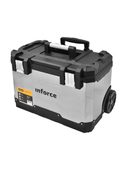 Металлопластиковый ящик для инструментов 24 на колесах Inforce 06-20-09