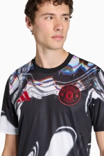 Футболка adidas Manchester United 25/26 Pre-Match - черный