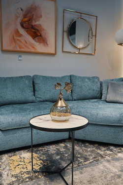 Ковер 200x300 см Garda Decor Ascona ручной работы вискоза коричнево-бежевый