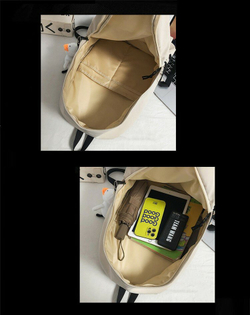 Рюкзак женский мужской городской школьный без брелка, голубой