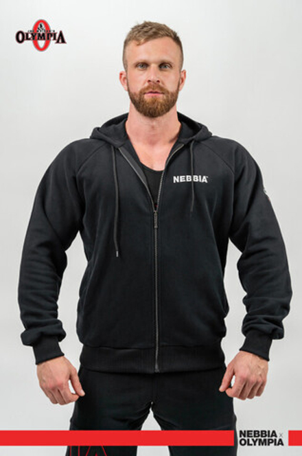 Толстовка на молнии LONG ZIP UP HOODIE BEYOND ORDINARY 707 Черная