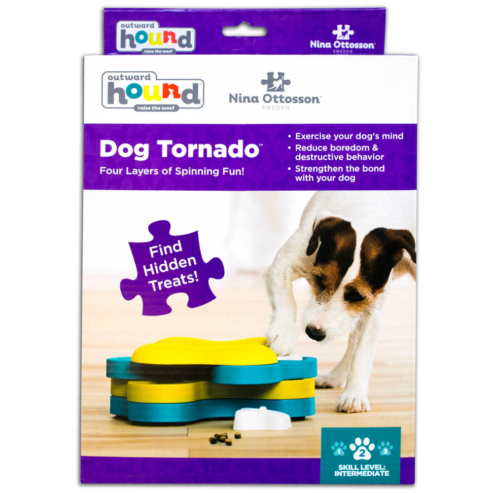 Nina Ottosson игра-головоломка для собак Tornado, 2 (средний) уровень сложности