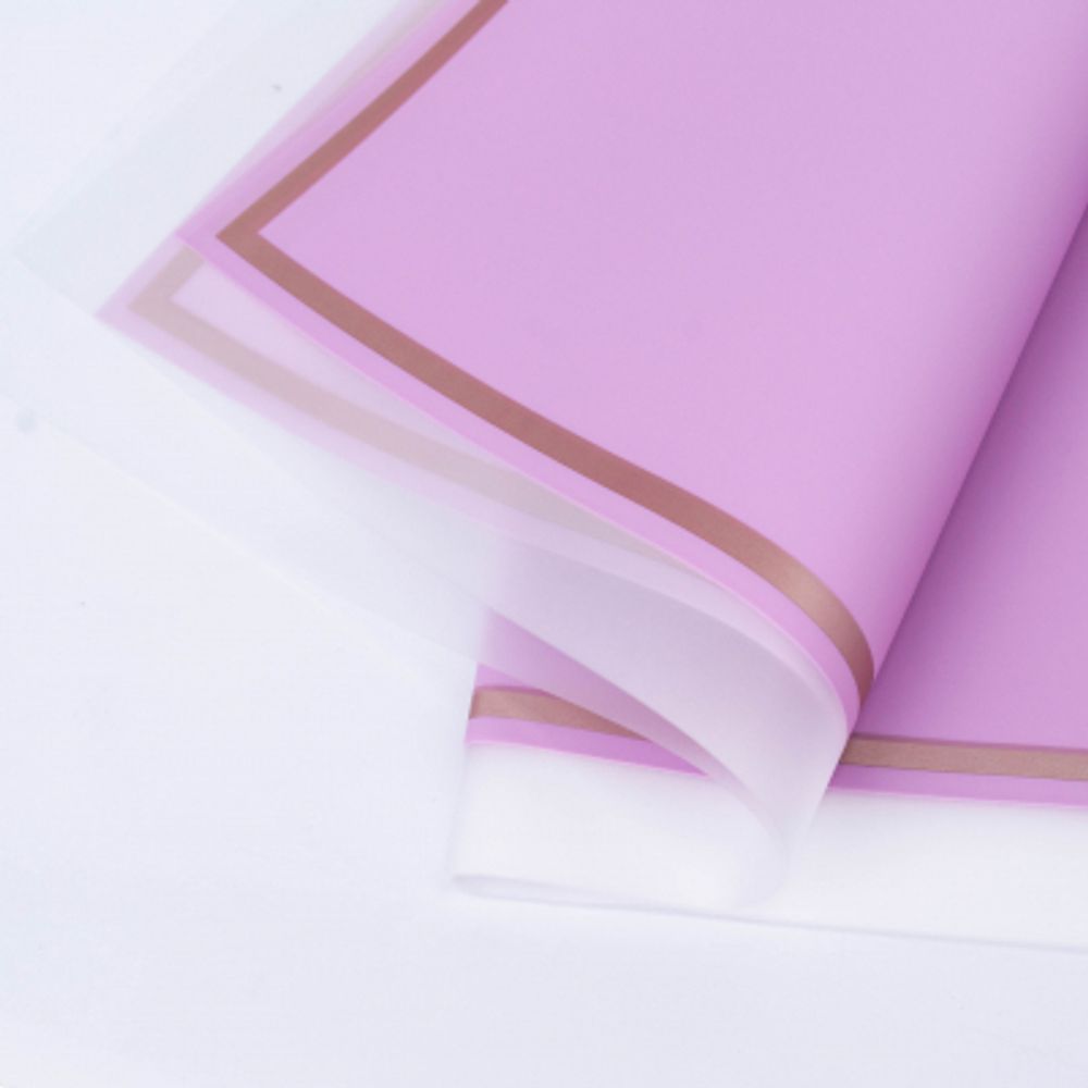 ЛИСТ Золотой квадрат 58*58/20шт СИРЕНЕВЫЙ