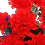 Искусственные цветы «Весеннее вдохновение» 42см 10цветков красные