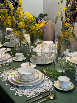 Десертная тарелка 16.5см First Lady Нежность ландыша