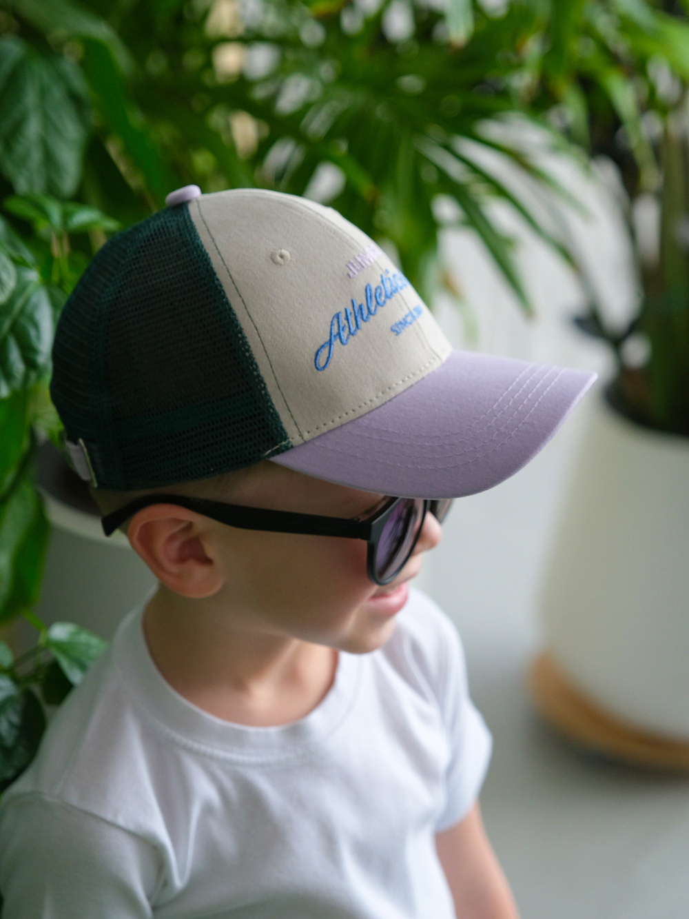 Кепка с сеткой Jumbi (Зеленый/Бежевый)