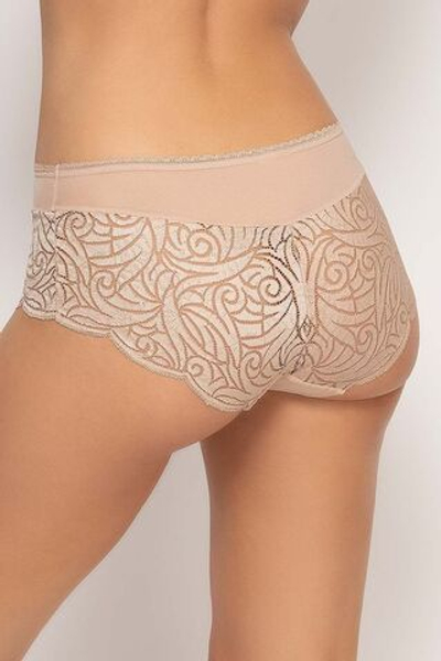 Трусы-шорты Verity из нежного цветочного кружева (Размер: 44) (Цвет: бежевый)