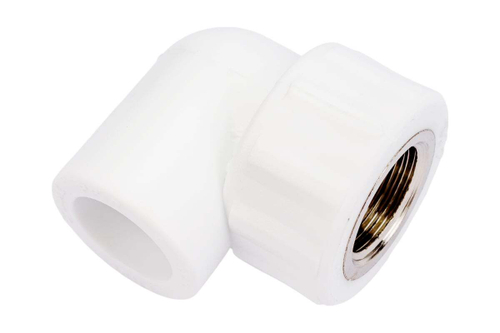 Колено комбинированный PPR внутр. р. 20х 1/2, белый, РТП (10790)