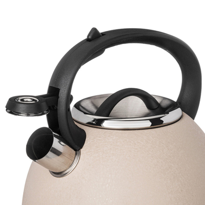 Чайник 2,5л со свистком, индукция, бежевый