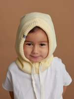 Капор вязаный утепленный ЭЛЬФ (Груша)