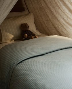 Пододеяльник Zara Home фланель, хлопок 100%, в полоску, 2611/088