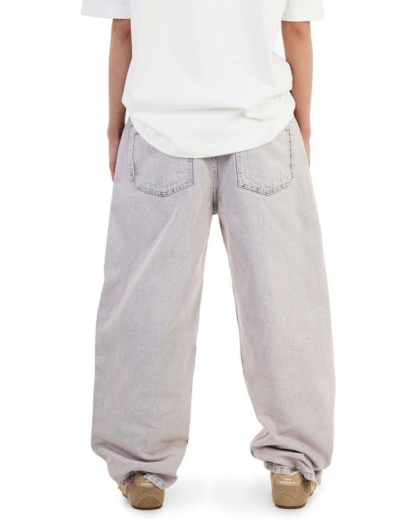 Джинсы Loose Fit лиловые - фото 3