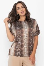 Блуза Морган (коричневая) Б14031-16М LT Collection