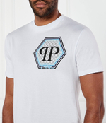 Футболка Hexagon Philipp Plein - белый(MTK8106 PJY002N)