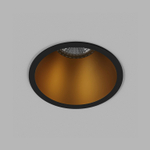 DK3026-BG Встраиваемый светильник, IP 20, 10 Вт, GU5.3, LED, черный/золотой, пластик
