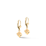 Серьги Coeur de Lion Light Blue-Gold 5080/20-0745 цвет золотой