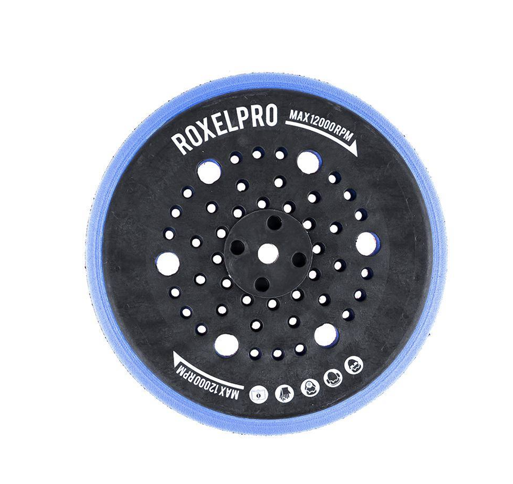 Подошва RoxelPro для Rupes, Festool, Schtaer (150мм) 6 отв. Оранж.