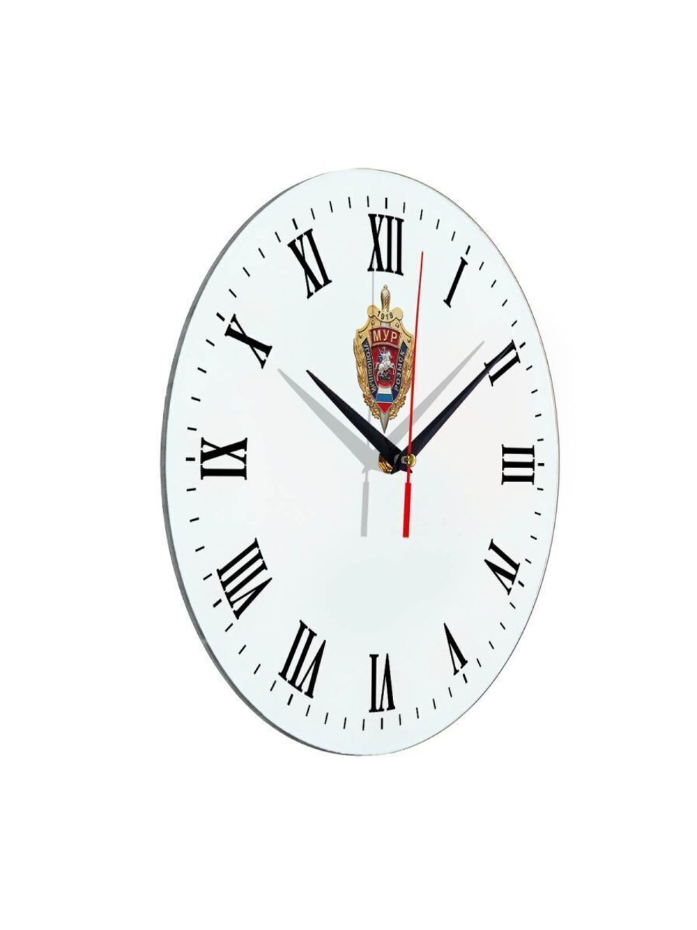 Настенные часы "Эмблема МУР 02 39" Декор для дома, подарок