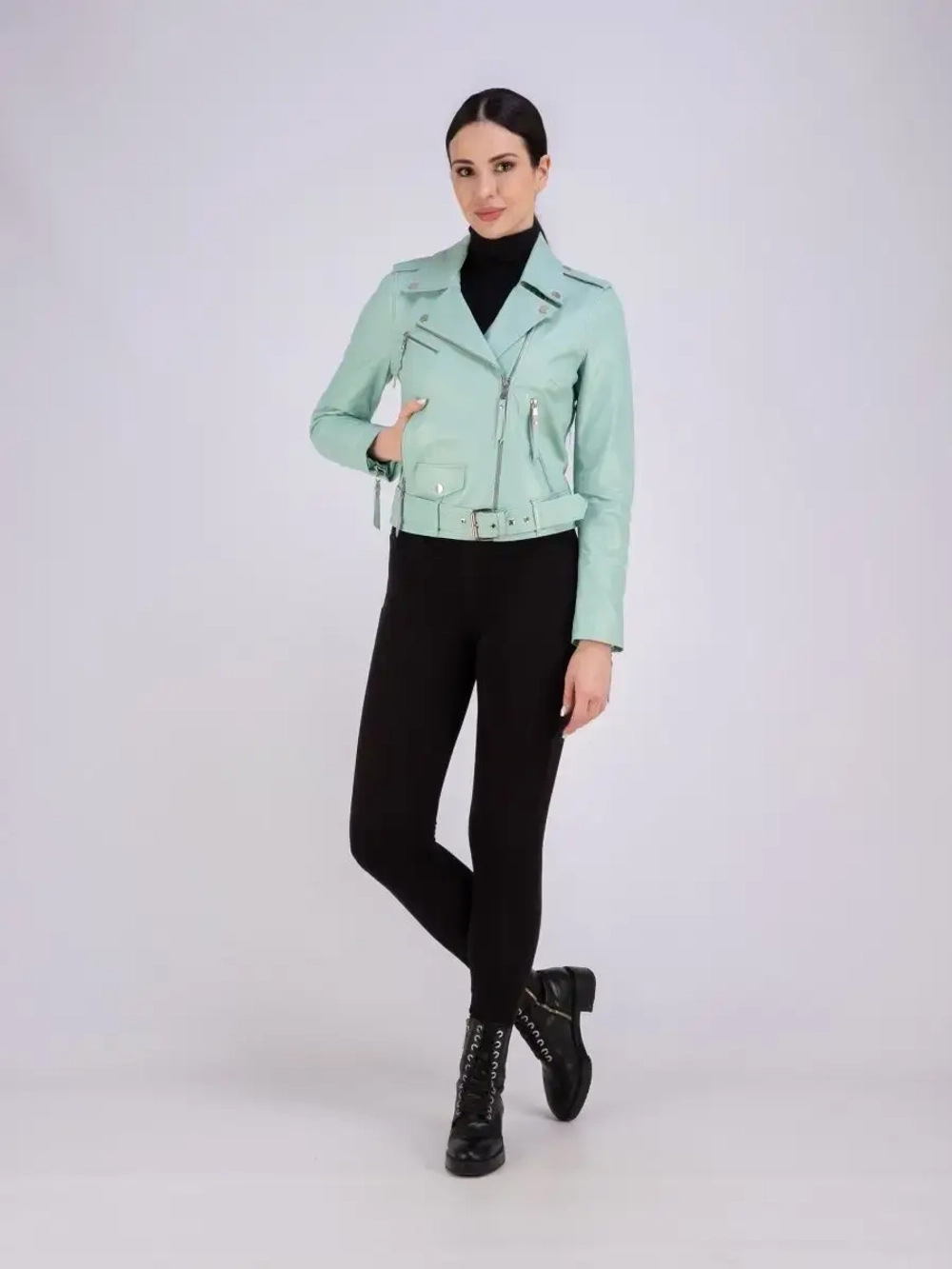 Косуха кожаная из натуральной кожи Турция