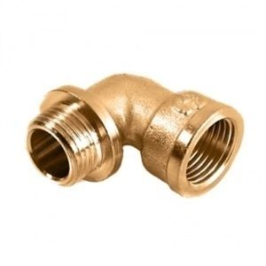 Угольники с упором Stout с резьбой НВ латунь SFT-0015