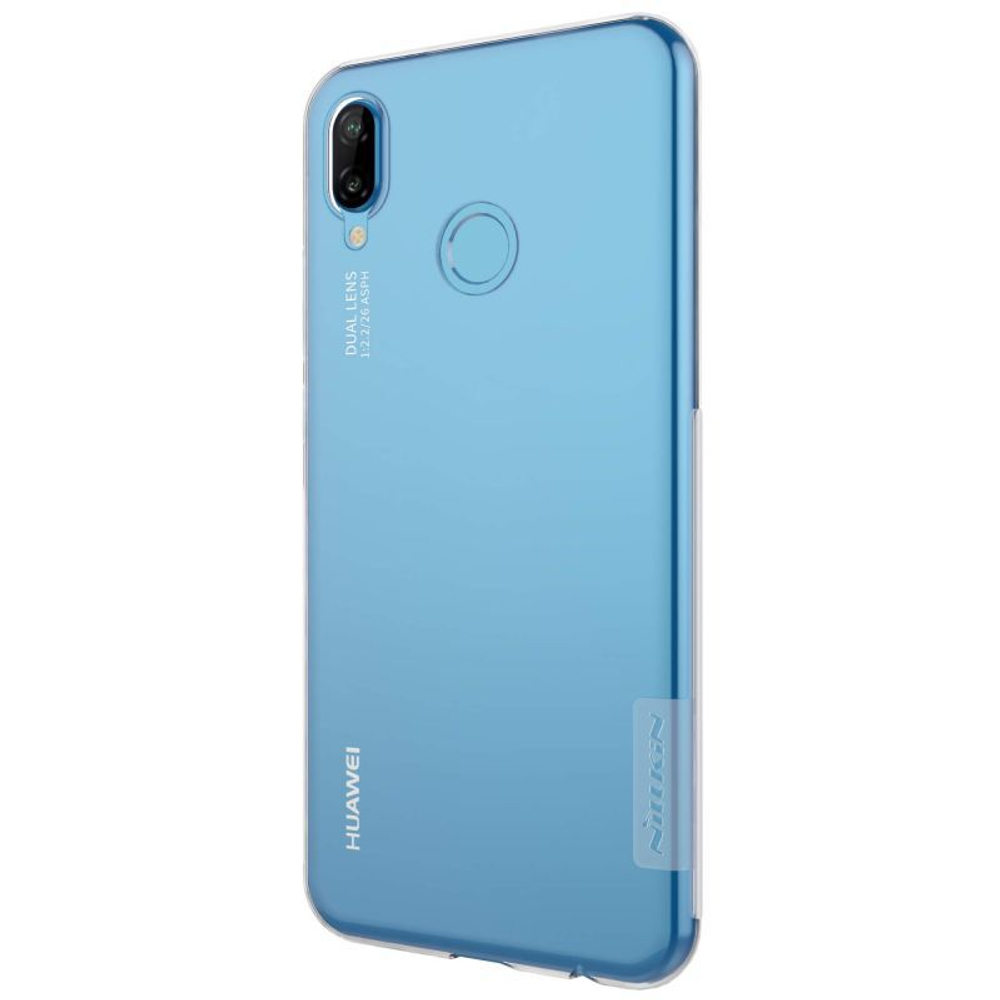 Прозрачный силиконовый чехол Nillkin Nature для Huawei P20 Lite