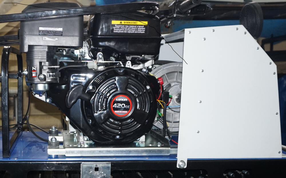 Мотобуксировщик XTREME-MOTORS "Полюс-2" Зима 15 л.с.