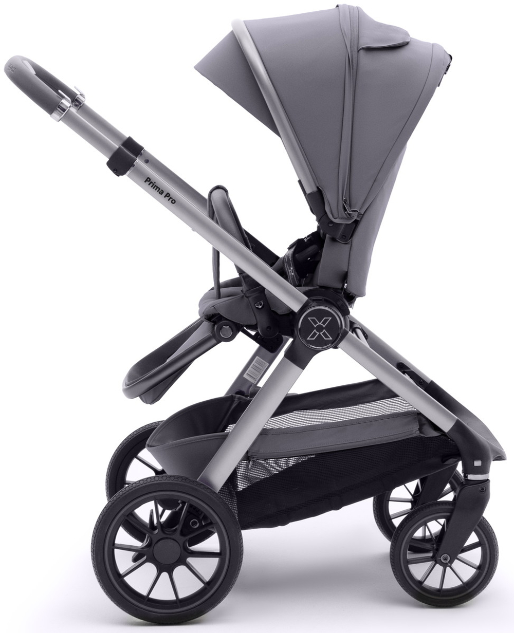 Коляска Agex Prima Pro 3 в 1 с автокреслом i-Team ATG080 Grey APS214 Sora серый