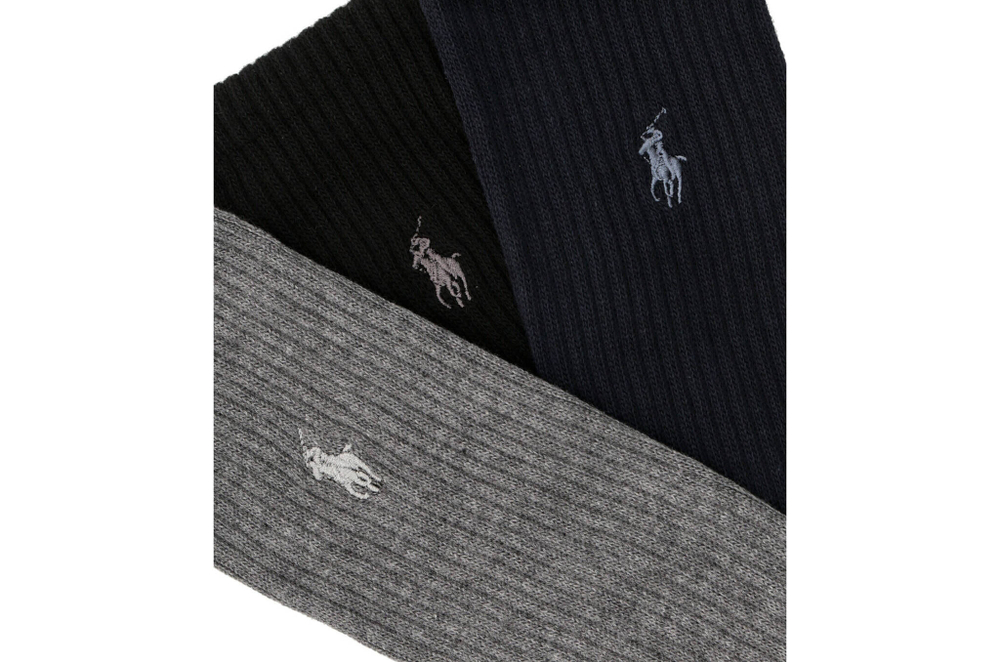 носки 3-pack POLO RALPH LAUREN - серый(449655211)