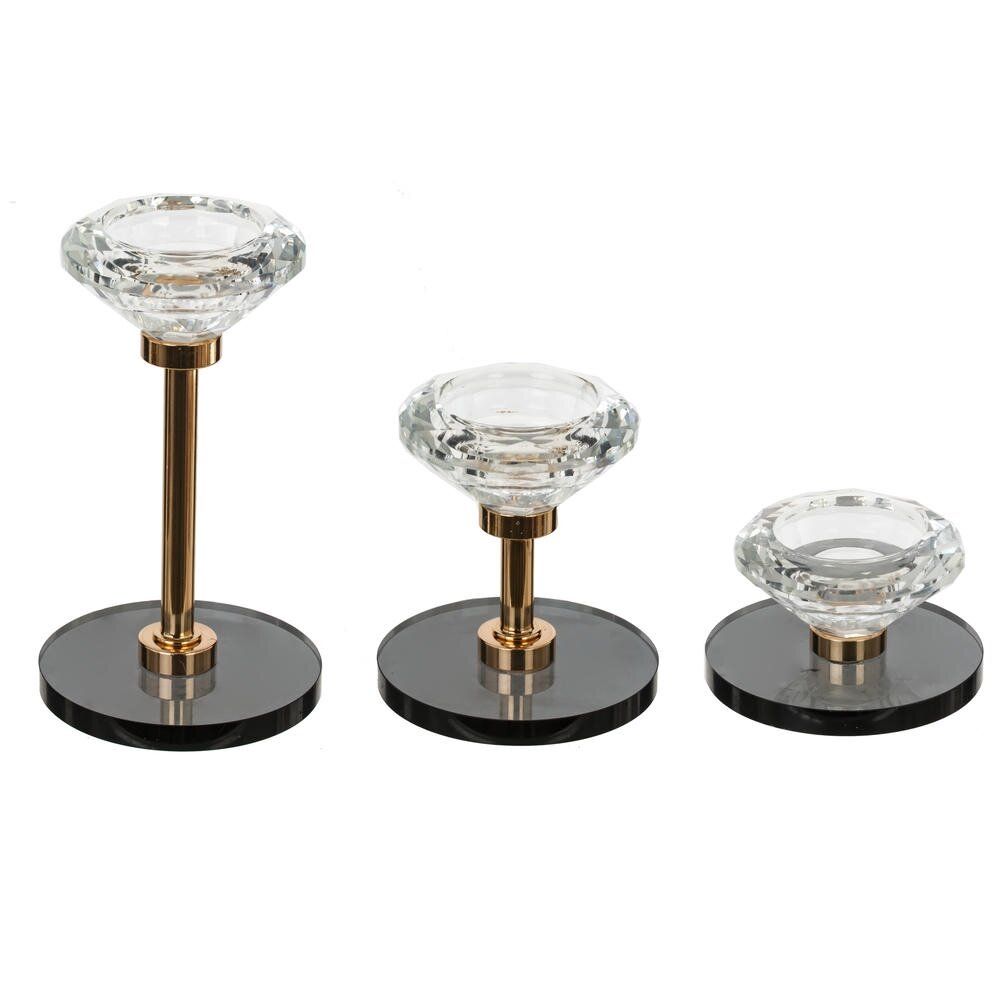 GAEM Набор из 3-х подсвечников, L25 W11 H20/9 см