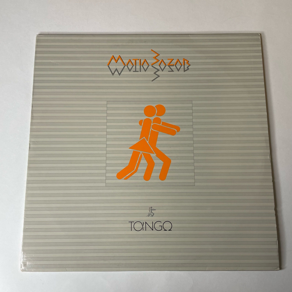 Винтажная виниловая пластинка LP Matia Bazar Tango (Италия 1983) Vacanze Romane