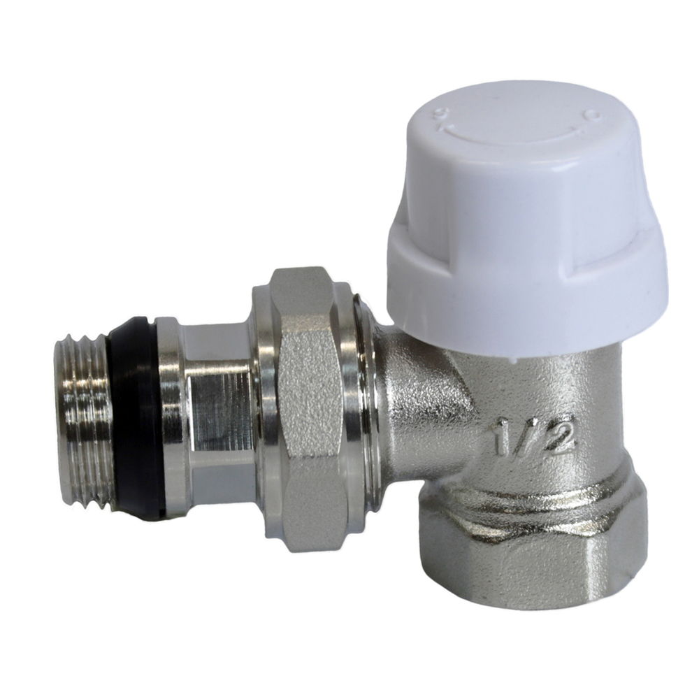 КЛАПАН термостатический со сгоном 1/2'' угловой O-ring